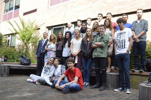 Southampton High School hosted 32 students from Spain this week, who attended classes and lived with host families. ALYSSA MELILLO