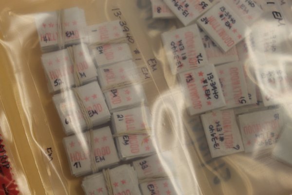 February 22 -- Authorities say a joint police task force has taken down a heroin distribution ring in Riverhead that was selling heroin marked with the “Hollywood” brand throughout Southampton Town and across the North Fork. In total, nine men were arrested by members of the East End Drug Task Force on various dates between October and February, and now each faces multiple drug-related felonies.