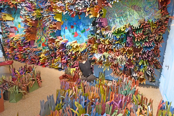 “Light of the Ocean” by New York City-based artist Francisco Alvarado-Juárez opens on Friday, November 2 at the Southampton Arts Center.  DANA SHAW