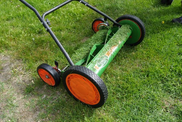 One of the mowers used by Reel Quiet Mowing.  DANA SHAW