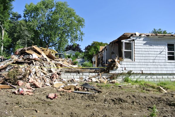 August 21 -- Demolition of the former Pyrrhus Concer house began on Thursday, August 14.