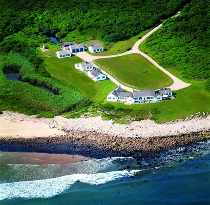 The former Andy Warhol estate at 16 Cliff Drive in Montauk sold for $48.7 million. PRESS FILE
