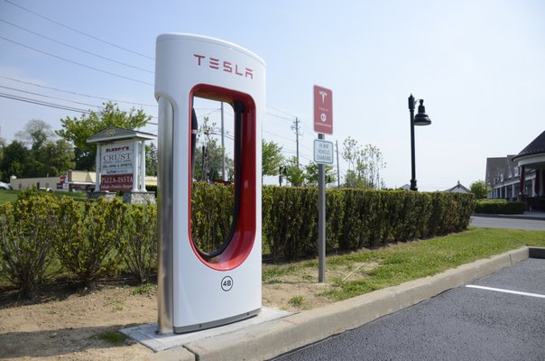 Tesla Installs Charging Stations On County Road 39 - 27 East