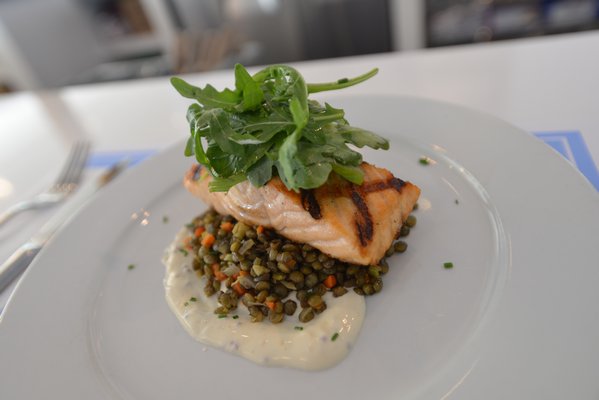 The Grilled Salmon at the Highway Diner and Bar. ALEX GOETZFRIED