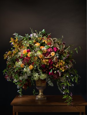Floral designer Peter M. Krask will talk about his work on Saturday at a Southampton Rose Society event. CAROL DRAGON