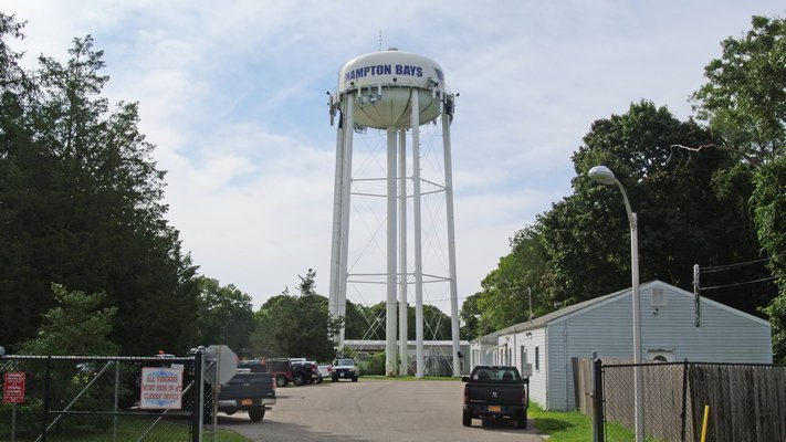 The Hampton Bays water tower. VALERIE GORDON