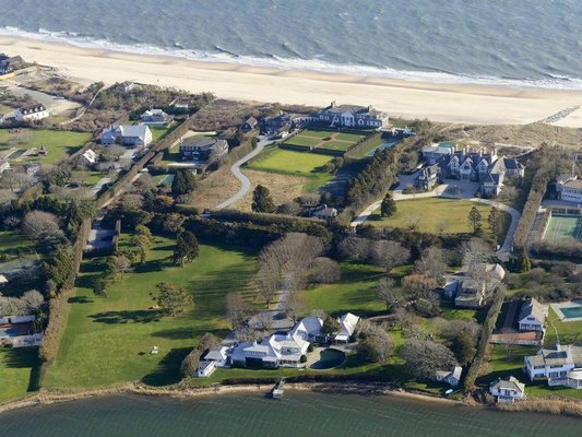 The former Ross compound in East Hampton
