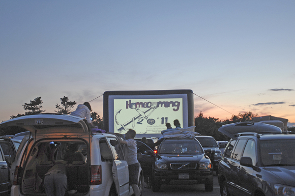 The Chamber of Commerce Drive-In at Cooper Beach last year.