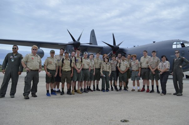 106th Rescue Wing Gives Tour To Shoreham Scout Troop As Show Of Support ...