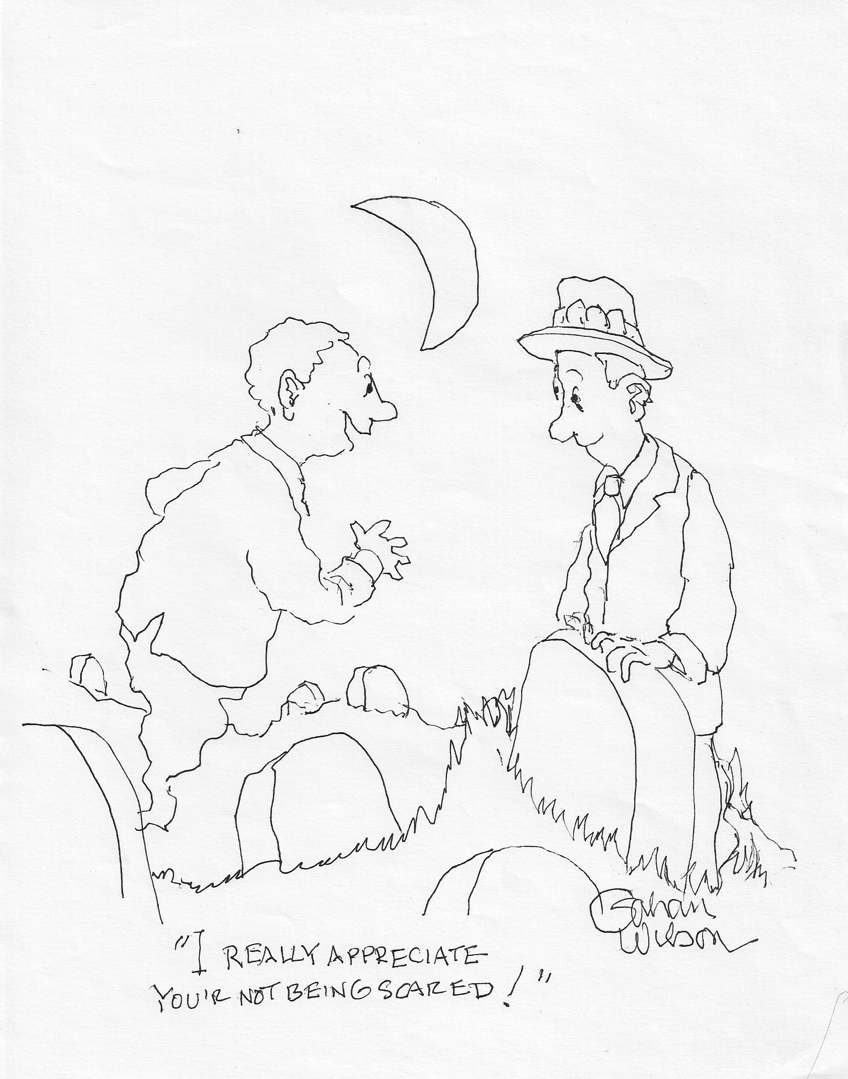 A Gahan Wilson cartoon.