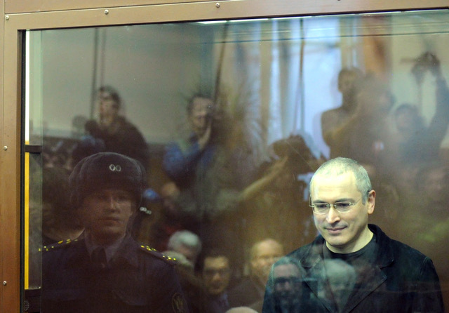A still frame of Mikhail Khordorkovsky from Alex Gibney's documentary 