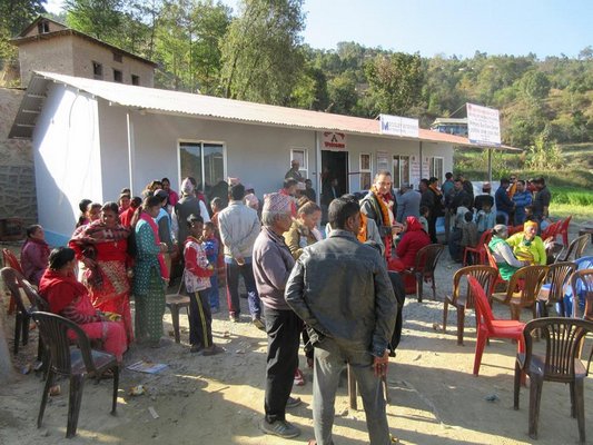 Some of the patients during Operation International's recent Operation Restore Vision trip to Nepal