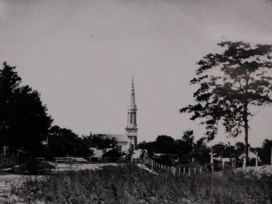 A photo of the Old Whaler's Church from the late 1800s taken by George Bradford Brainerd.   COURTESY RANDOLPH CROXTON