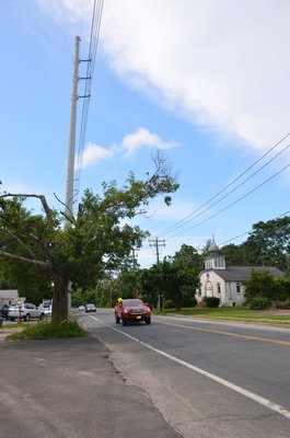 pseg eastport lines power officials bury present update plan considering burying northampton residents told along between county road