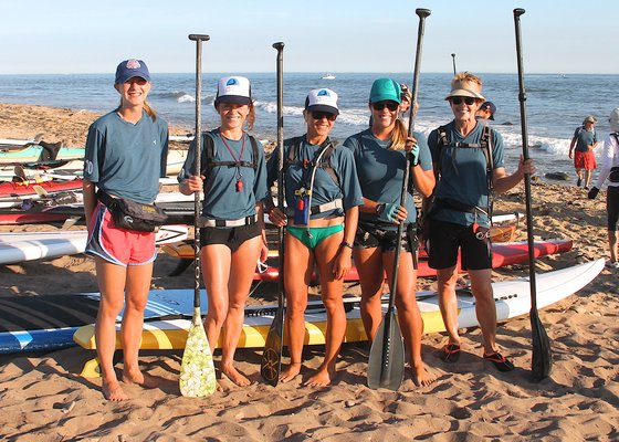 Paddlers For Humanity held its 10th annual Block Island Challenge on Saturday in which partipants paddle from Montauk Point to Block Island.