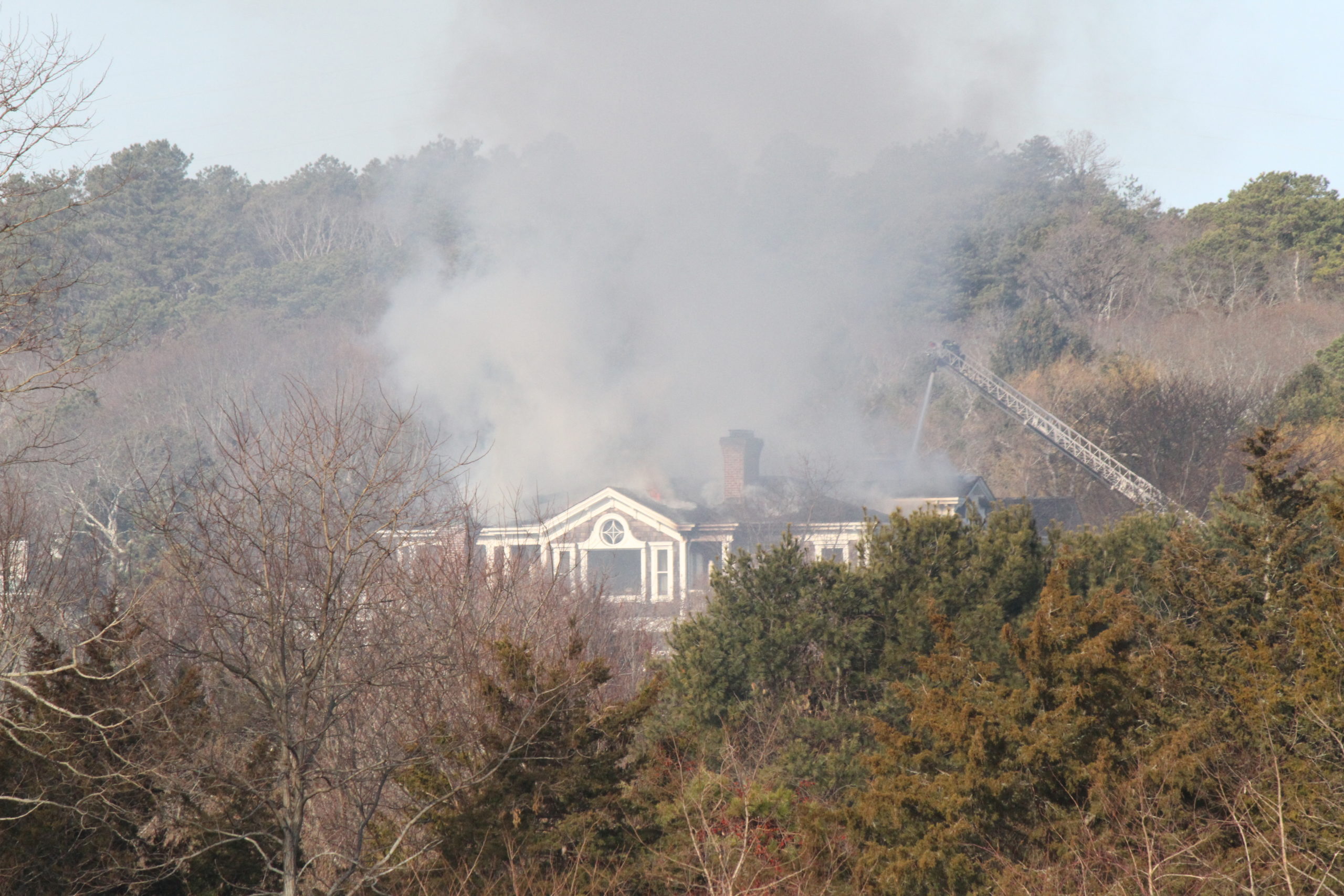 Officials Eye Gas Fireplace As Origin Of Hearst Mansion Fire In Water