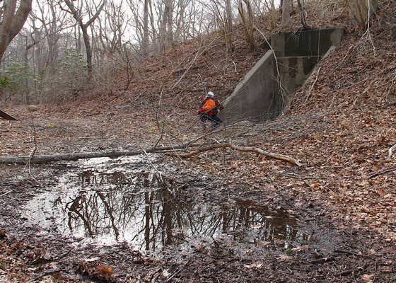  command faciliteis and labrynth of underground tunnels that connect them at Camp Hero in Montauk. Michael Wright