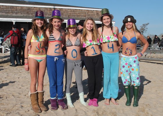 New Year S Day Polar Bear Plunge Raises Funds For East Hampton