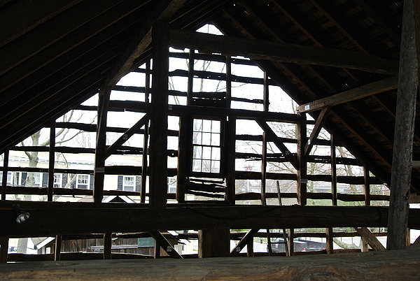 The interior of the Sayre Barn.  DANA SHAW