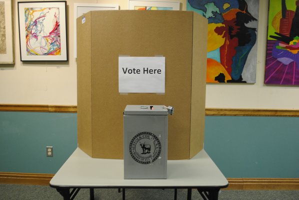 The Hampton Bays Library bond referendum vote failed on Tuesday night. AMANDA BERNOCCO