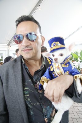 Anthony Rubio with Kimba.