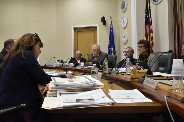 The Southampton Town Planning Board met with the developers behind the Canoe Place Inn restoration on Thursday to discuss the project's progress. VALERIE GORDON