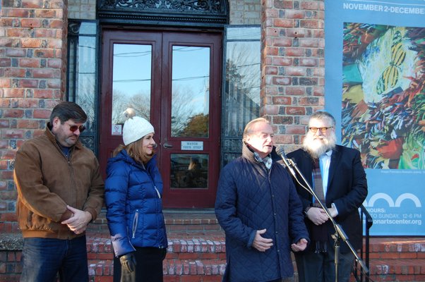 Chabad Of Southampton Jewish Center Hosts Menorah Lighting