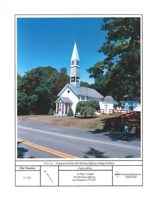 An artists rendering of the proposed steeple