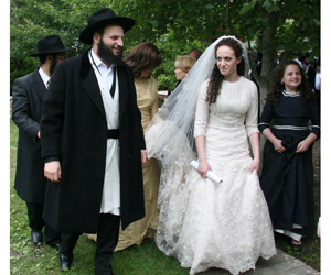 Joy Rules The Day As Hasidim Wed 27 East