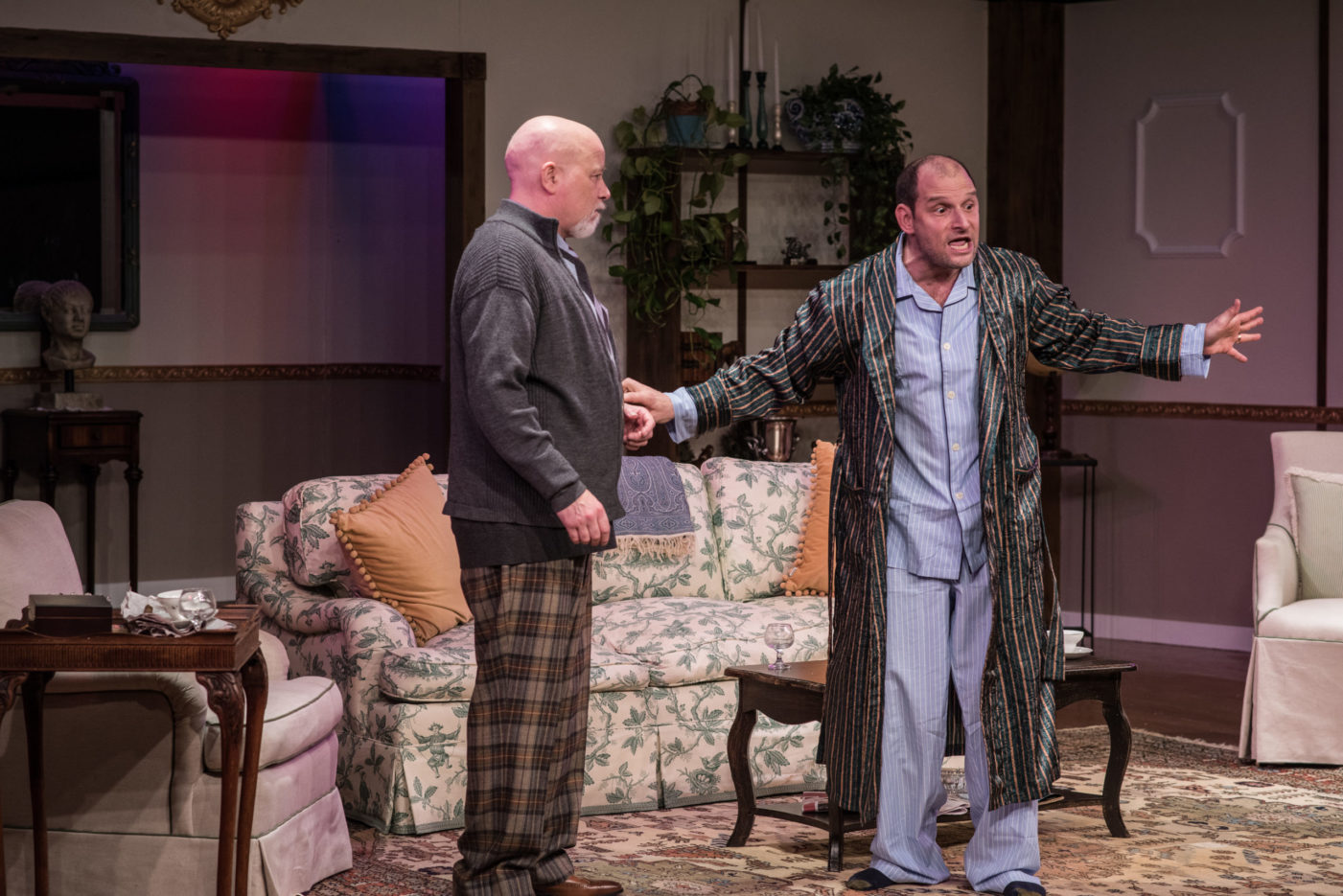 Scott Wilson as Harry and John Leonard as Tobias in Edward Albee's 