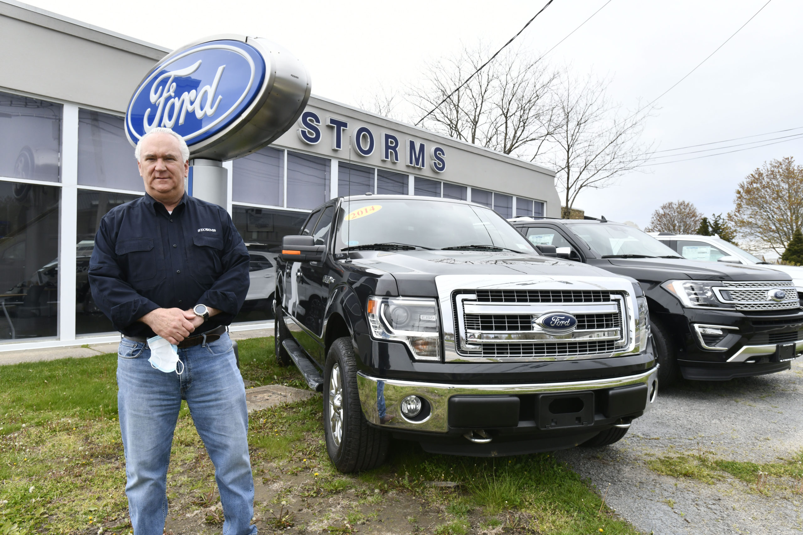 General Manager Stuart Schoener at Storms Ford in Southampton.    DANA SHAW