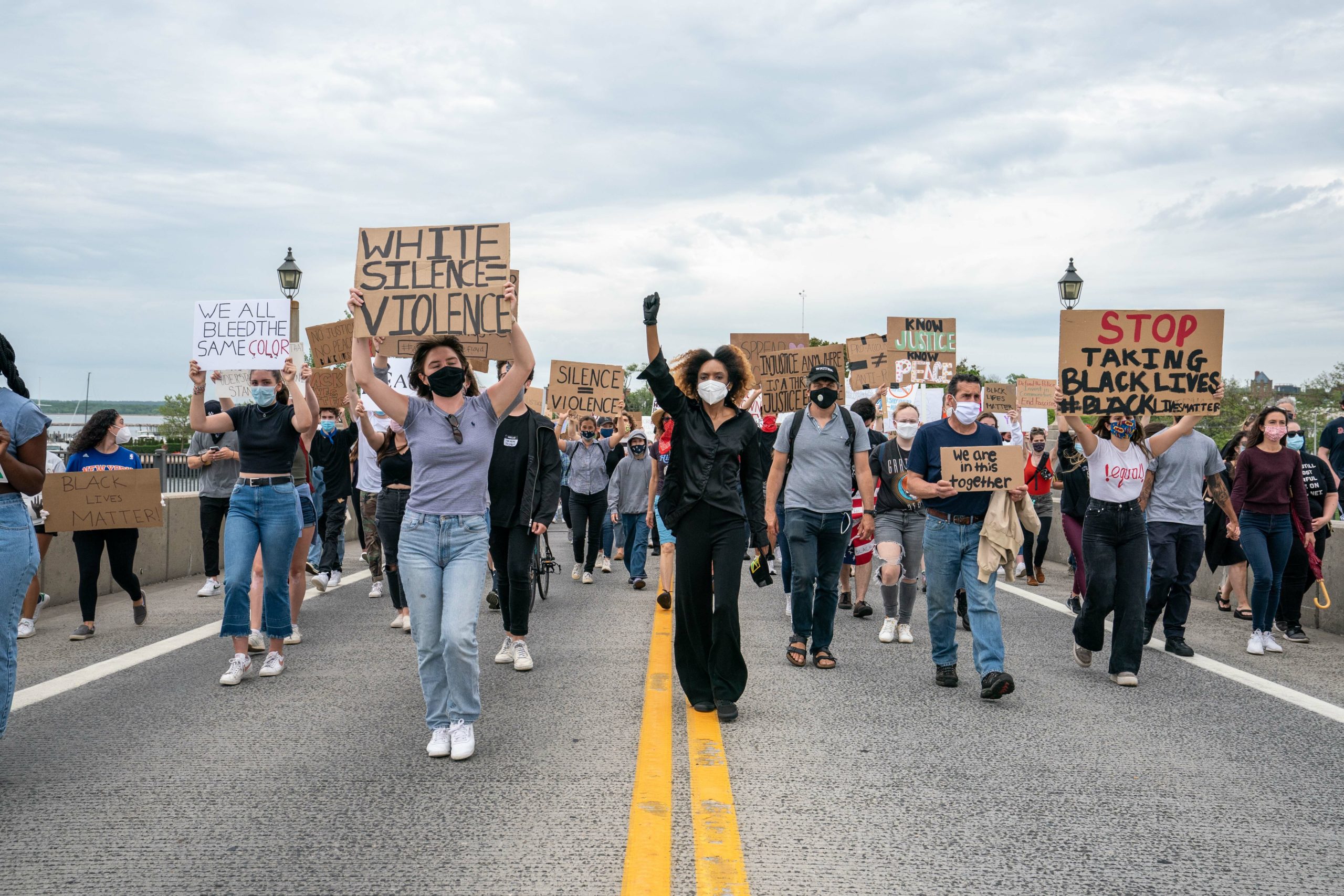 Hundreds March In Streets Of Sag Harbor To Rail Against Police Violence