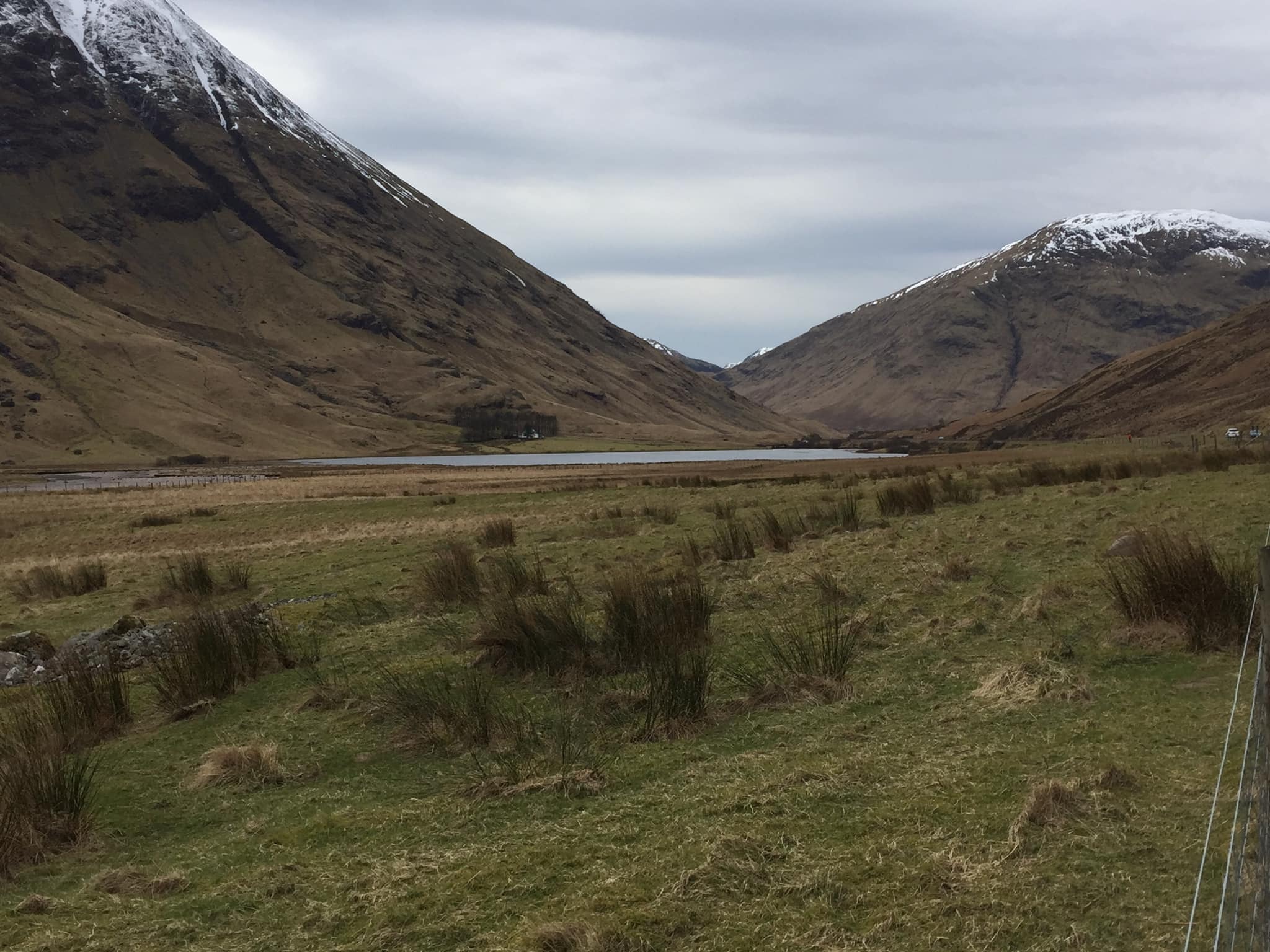 A scene from Glencoe, Scotland, not far from where Sag Harbor native Ben Lindstrom-Ives is sheltering in place during the COVID-19 pandemic.