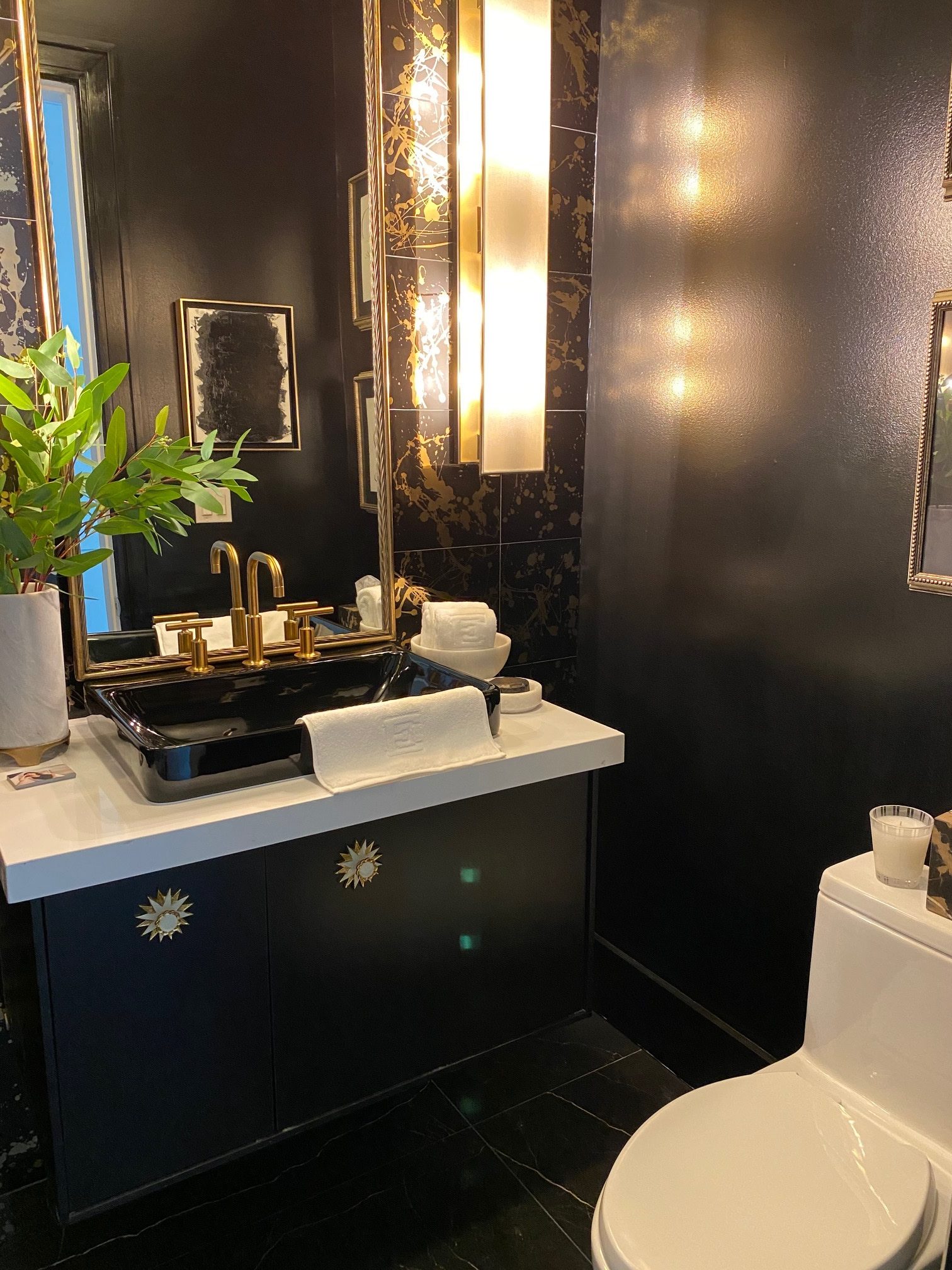 Powder room by Elan Designs 