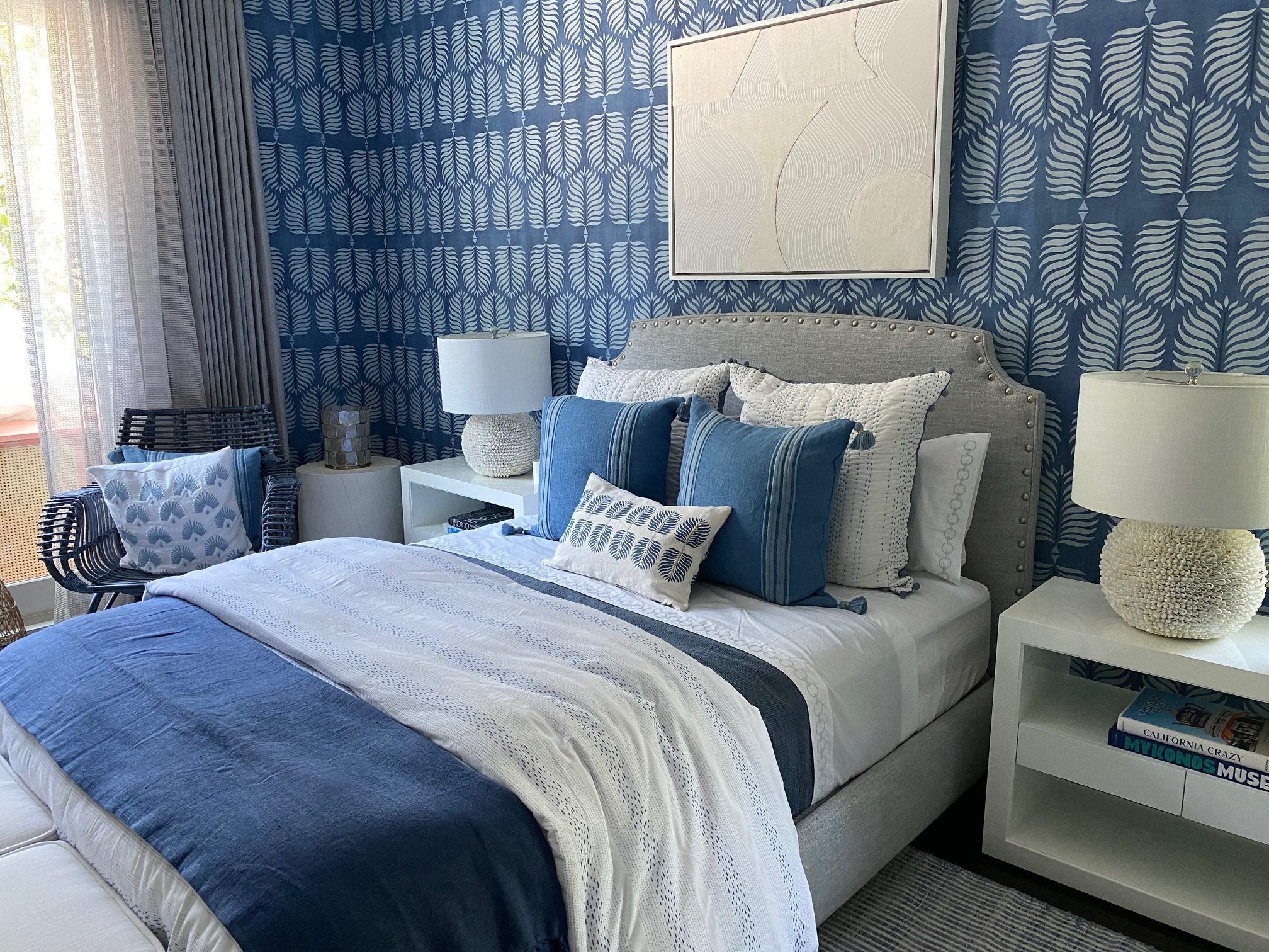 Bedroom by Mabley Handler in collaboration with Serena & Lily 