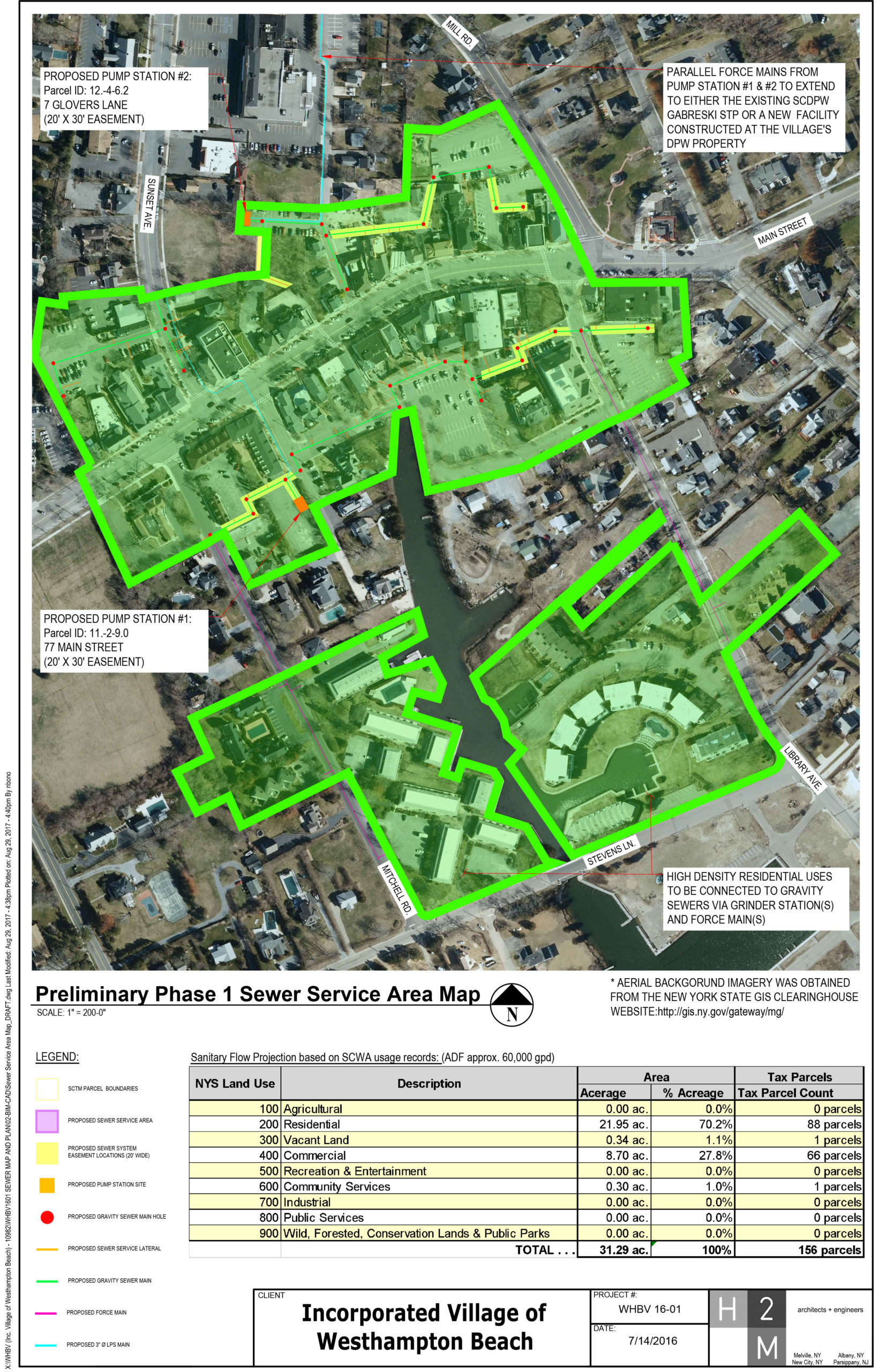 Sewer Project Bids Accepted, Westhampton Village Main Street Applauded