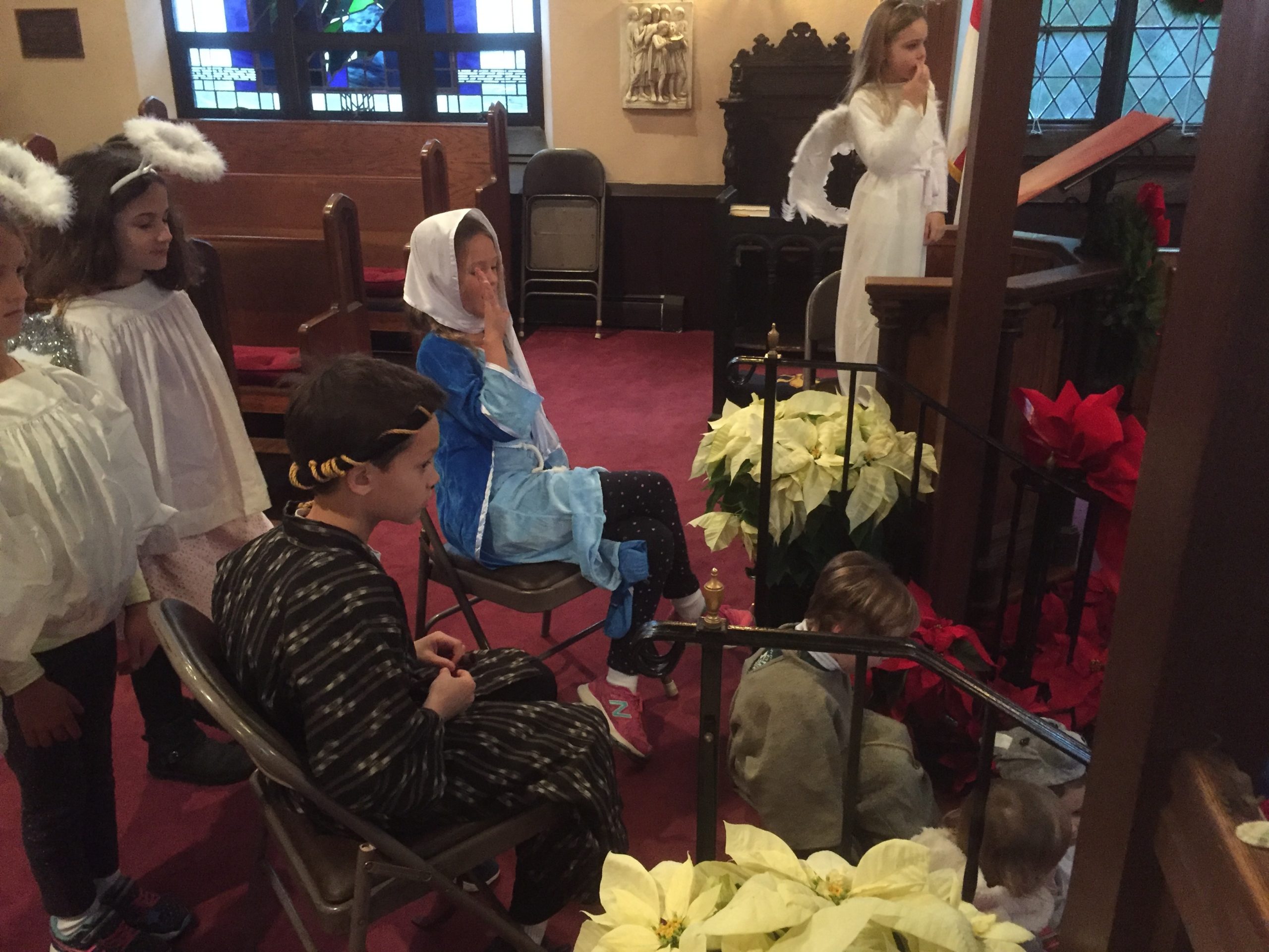 The Christmas Pageant at St. John's Episcopal Church in Southampton.