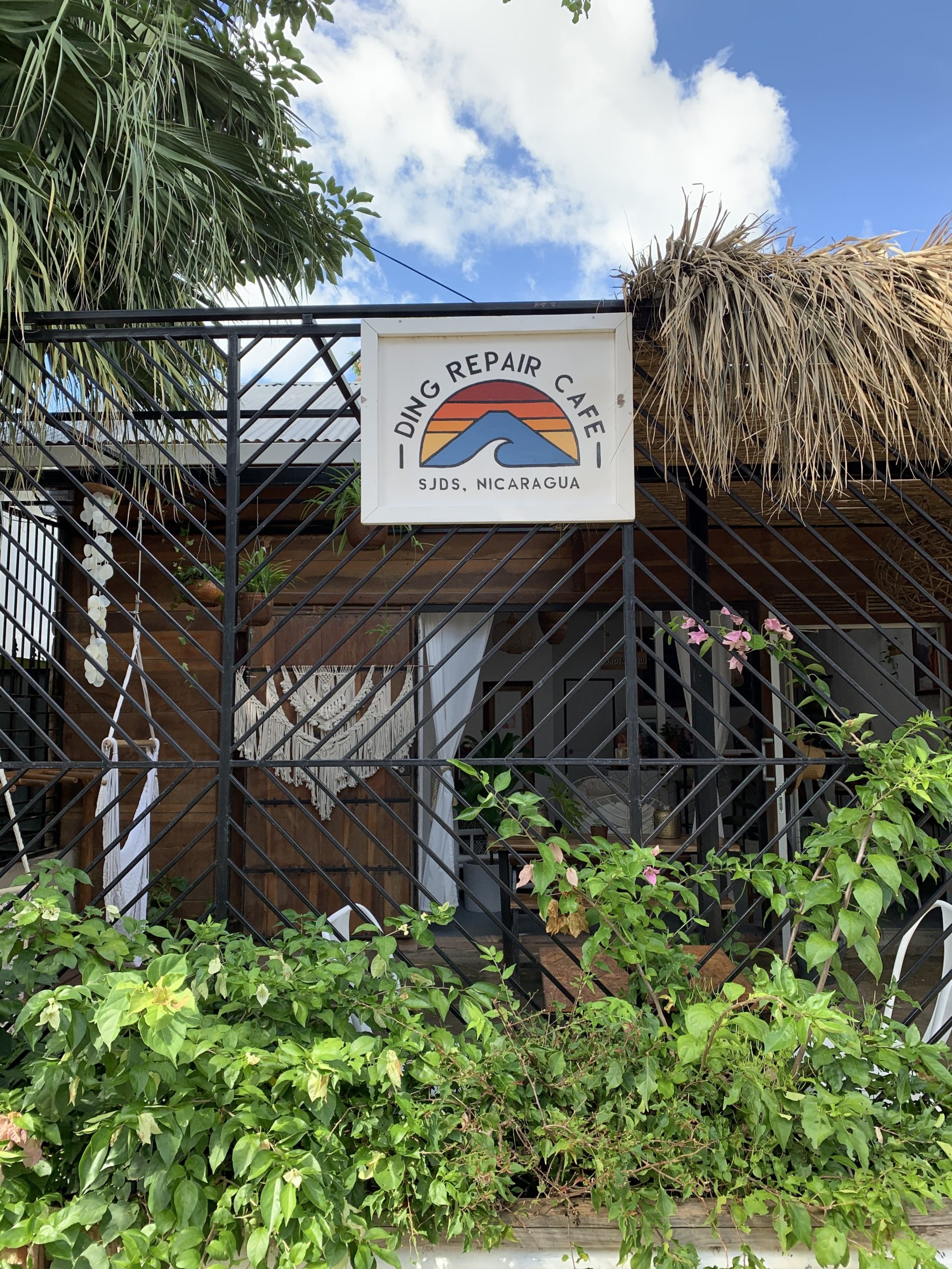 Ding Repair Cafe in Nicaragua, the headquarters for Mikayla Mott's hurricane relief effort.