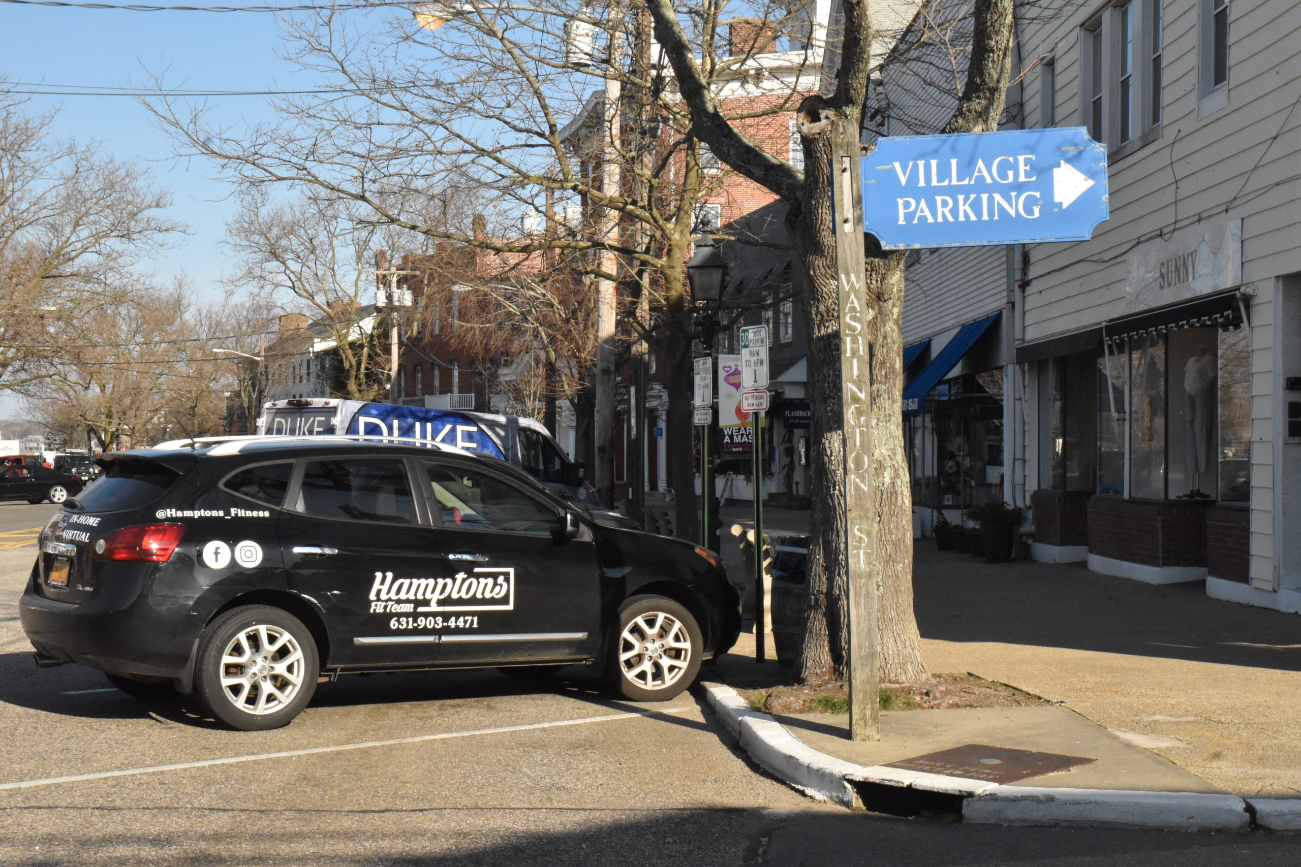 Sag Harbor Village is weighing plans to require paid parking on Main Street. STEPHEN J. KOTZ