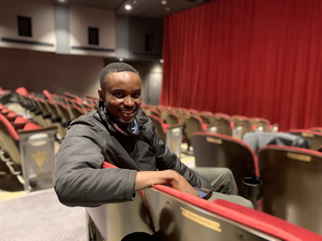 Manager Thierry Balihuta Is At Home With The Sag Harbor Cinema 27 East