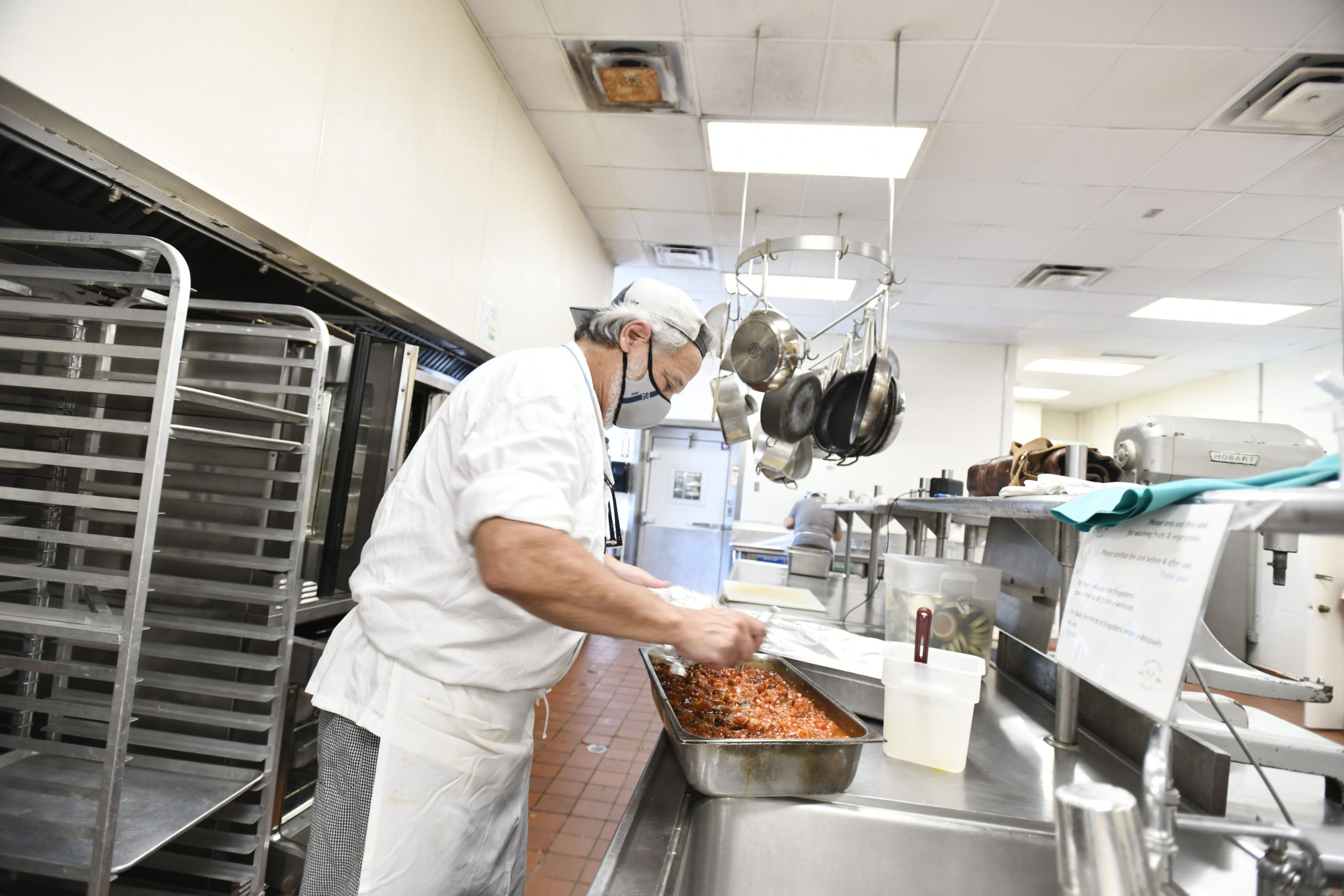 Chef Jay Lippin works at the Food Institute at Stony Brook Southampton.  DANA SHAW