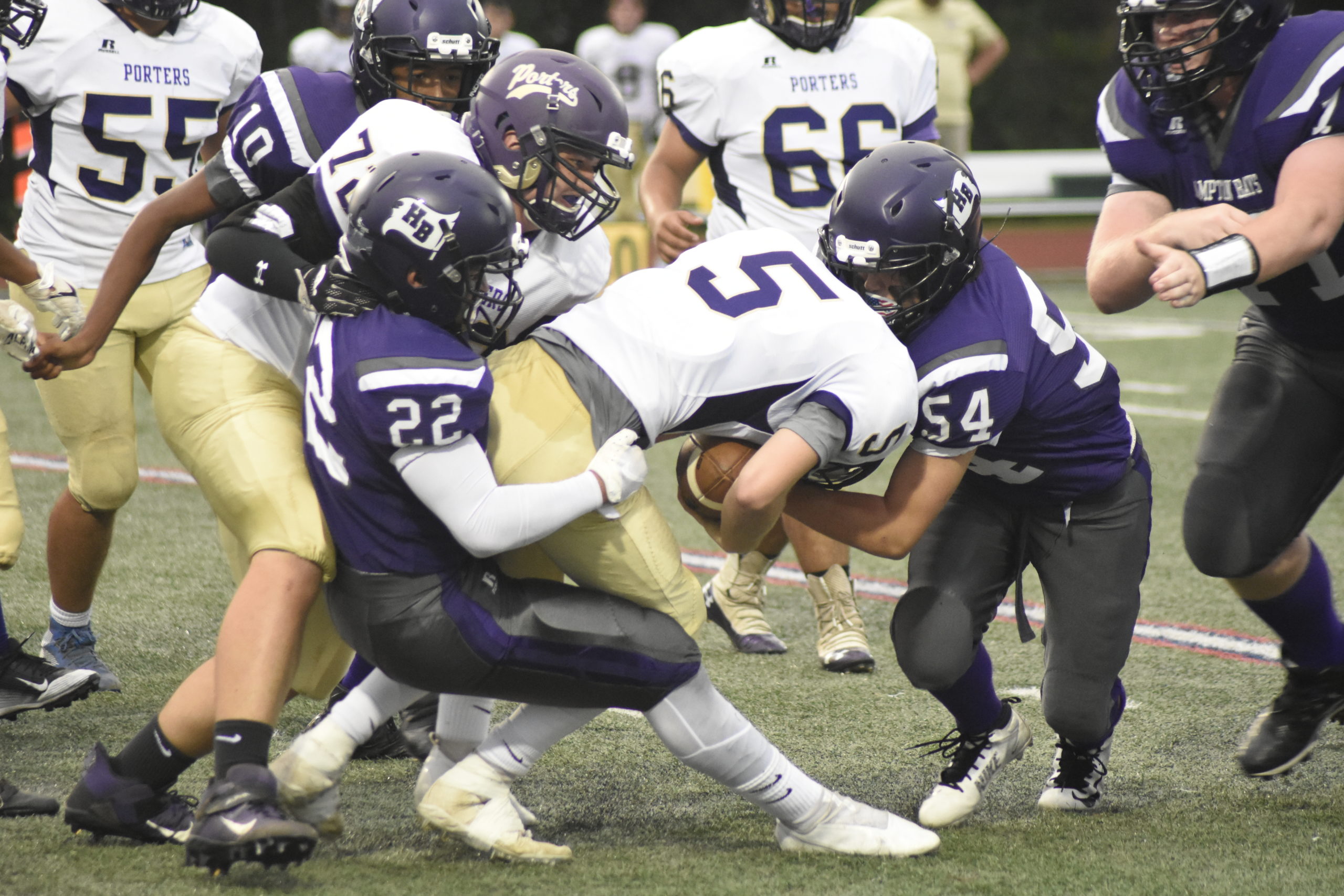 Hampton Bays Football Falls To Greenport - 27 East