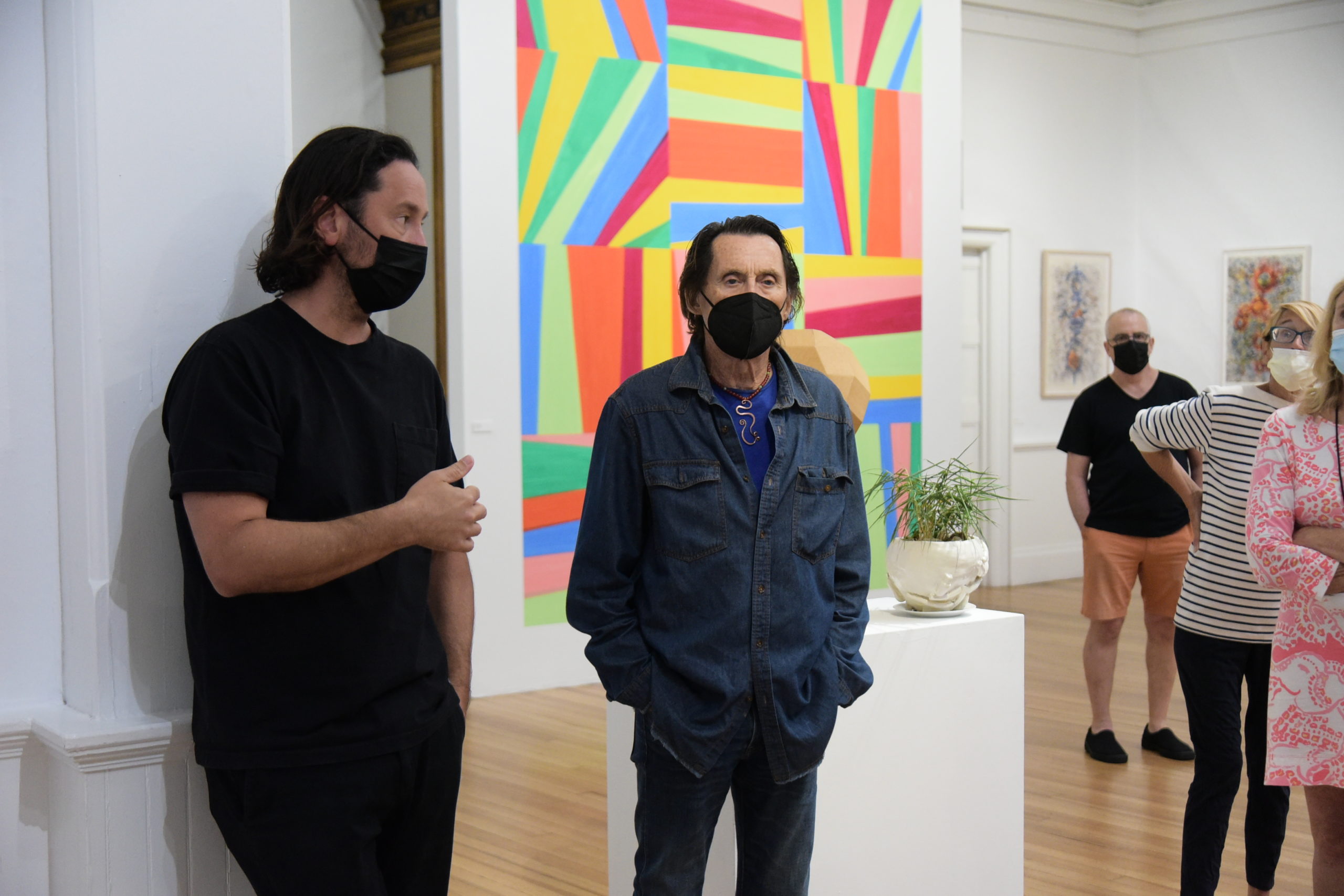 Curator Jay Davis and Amagansett artist Will Ryan touring 