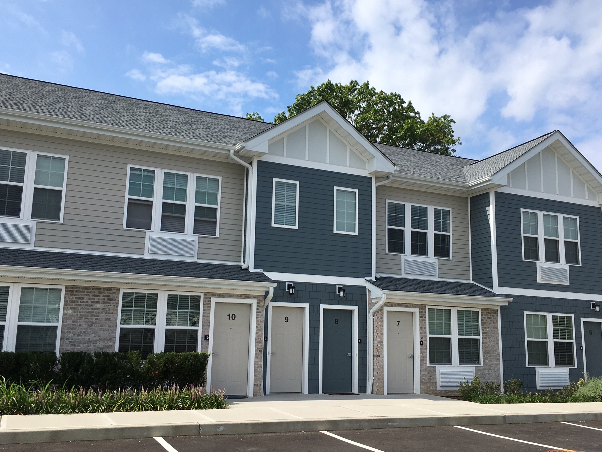 An exterior view of one of the buildings in Liberty Station.
