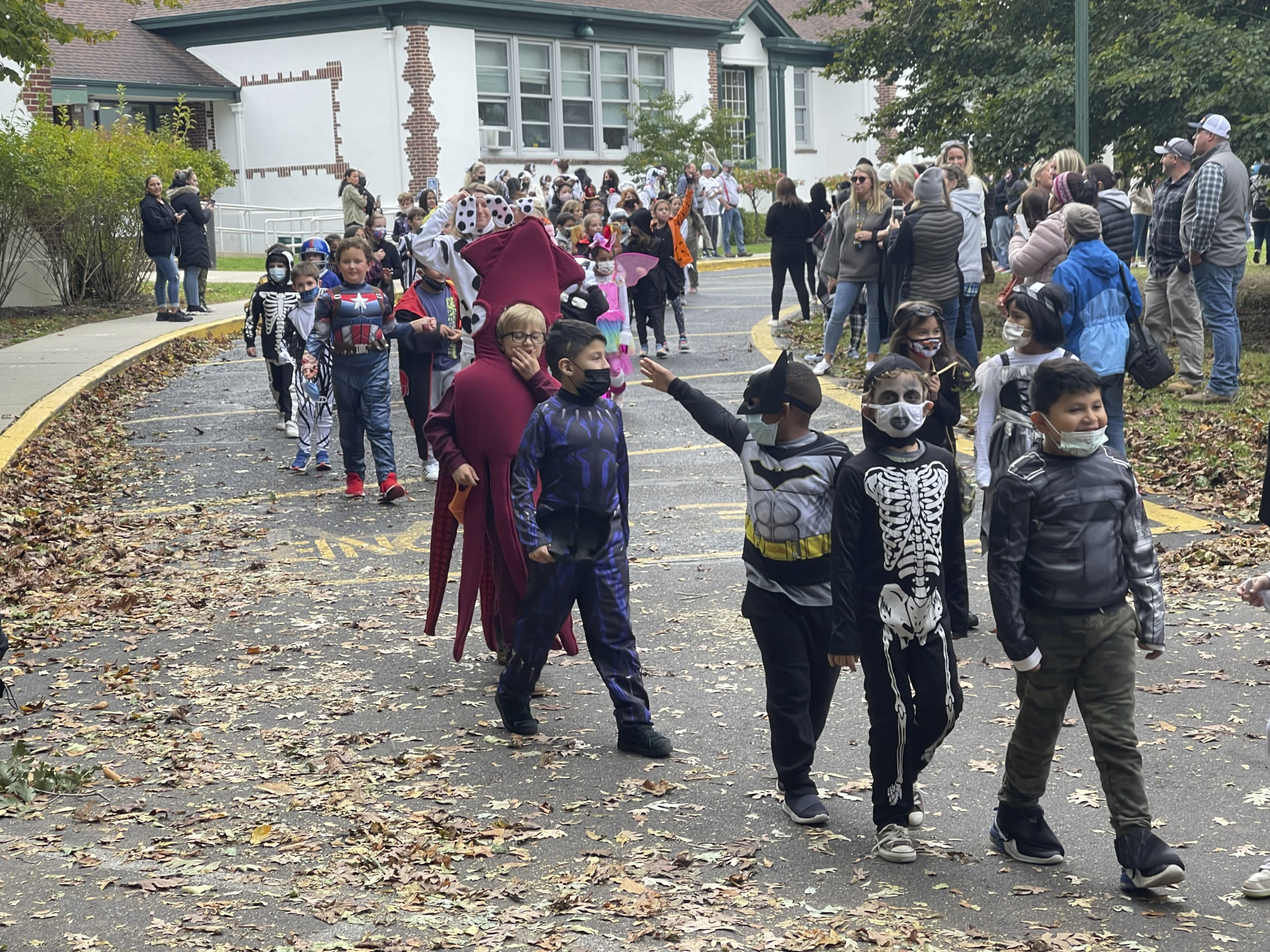The Halloween Parade at the Springs School on Friday.  KATHRYN MENU