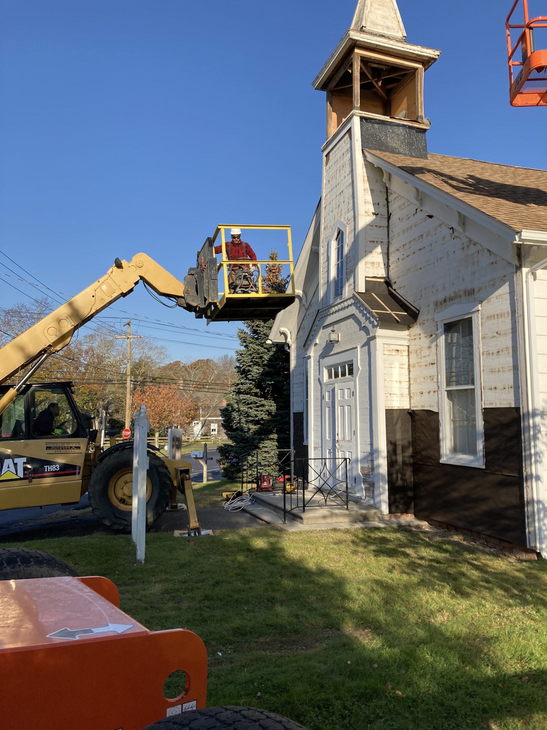 The bell has been removed and renovations started on the Springs Presbyterian Church steeple.