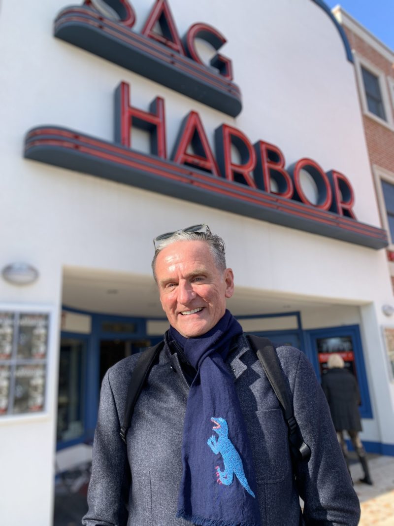 Matthew O'Grady in Sag Harbor where he and Jonathan Larson spent much of their childhood.
