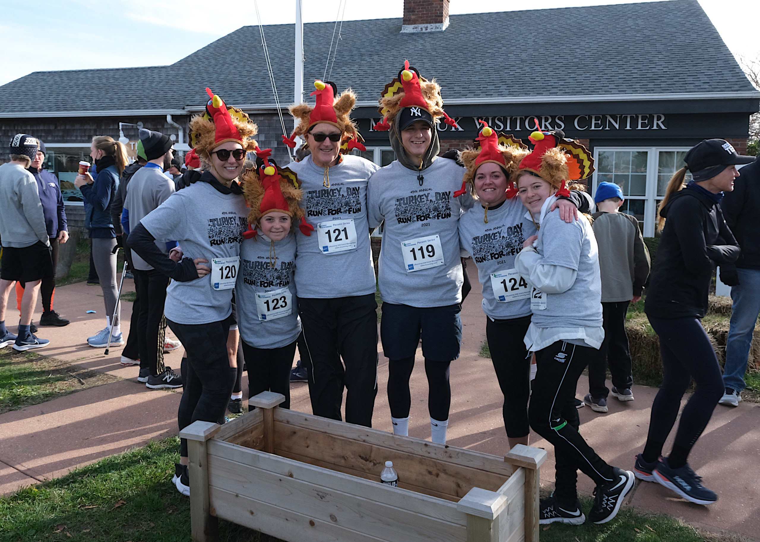 The 45th annual Montauk Run For Fun Turkey Trot hosted by the East Hampton Town Recreation Department was held live on Thanksgiving Day after going virtual for a year due to COVID-19. Proceeds from the trot will  will go to local food pantries such as the Montauk Food Pantry, East Hampton Food Pantry, Springs Food Pantry and Meals on Wheels.  KYRIL BROMLEY