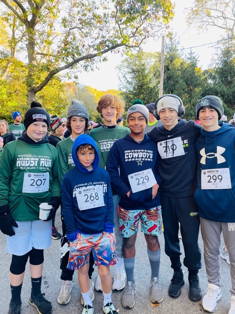 The Hudsy 5K race in Quogue attracted runners of all ages last weekend. The race raises money for Quogue School in memory of Joan Hudson.  COURTESY OF JESSICA STALTER