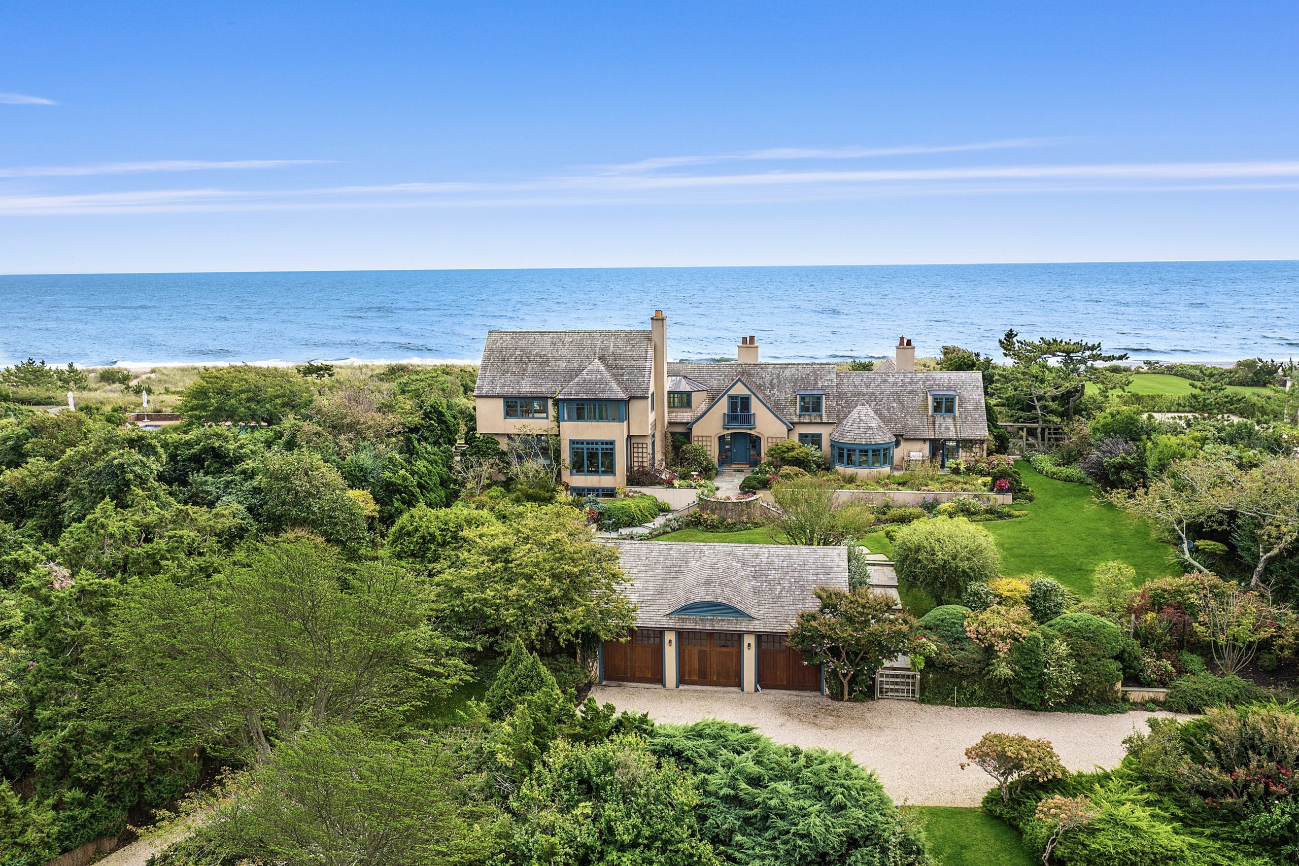 51 West End Road in East Hampton is newly on the market for $60 million. COURTESY DOUGLAS ELLIMAN